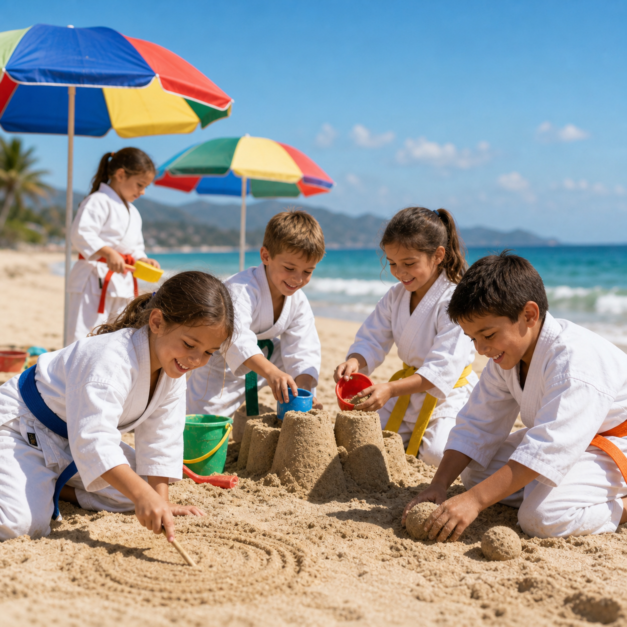 Karate macht bis zum 14. September Urlaub (KI).